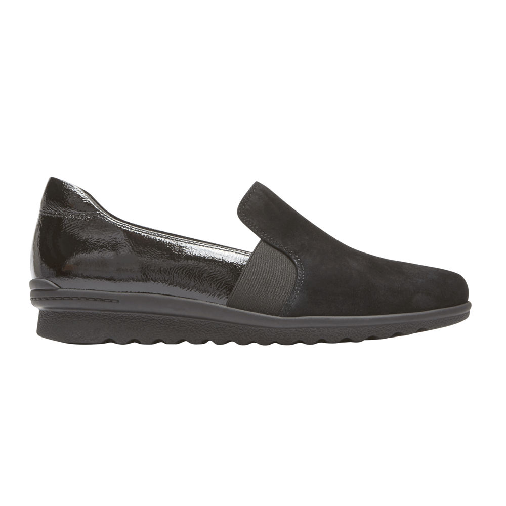 Rockport Slip-On For Womens Black - truFLEX Chenole - LS0126845